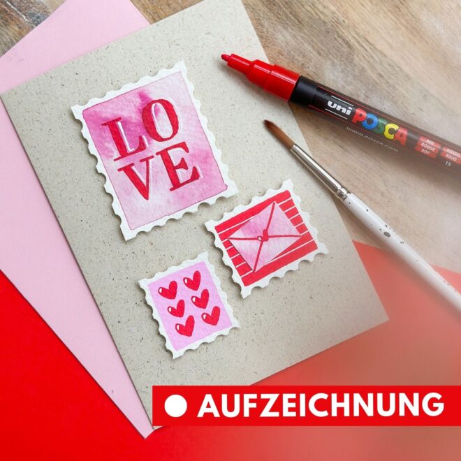 Online Workshop / DIY Valentinskarten (AUFZEICHNUNG) [Digital]