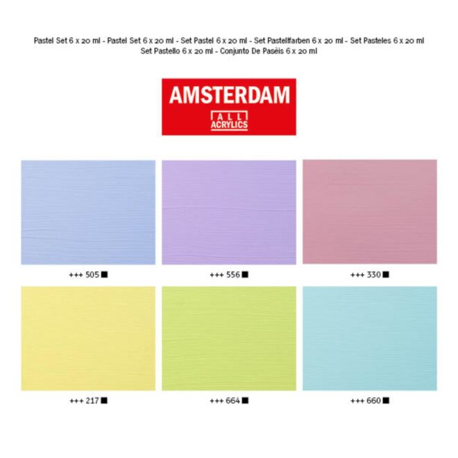 Amsterdam Acrylfarben Pastell Set – Bild 2